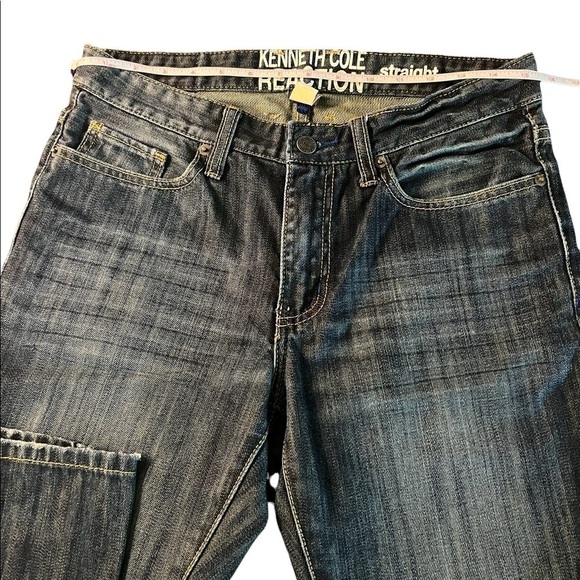 KENNETH COLE REACTION MENS STRAIGHT FIT JEANS SIZE 30 X 30 - Picture 4 of 13